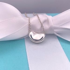 VINTAGE Tiffany & Co mini Bean Elsa Peretti 925 s necklace 16” authentication